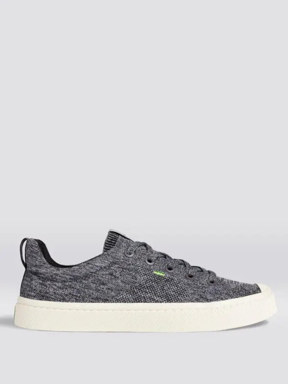 Cariuma Ibi Low Stone Knit Sneaker Grey Unisex Mens 8 Womens 9.5
